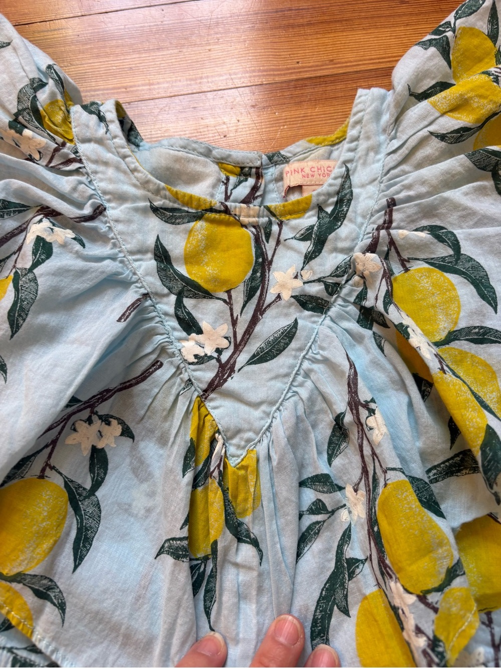 Pink Chicken | Lemon Branch Raphaela Dress | Ruffle | Tiered | Cotton - Picture 7 of 11